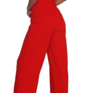 Lovely V-Neckline jumpsuit.